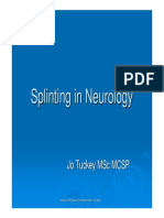 Splinting in Neurology - Tuckey