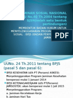 Sistem Jaminan Sosial Nasional (SJSN)