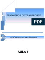 Fenomenos de Transporte Aula 1