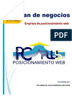 Plan de negocios para empresa de posicionamiento web