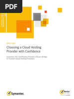 Choosing A Cloud Hosting Provider With Confidence: White Paper