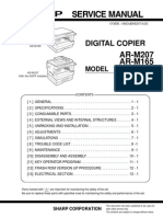 Sharp AR-M207 AR-M165 AR-M162 Parts_&_Service
