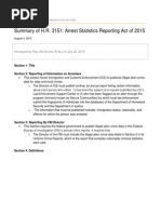 Download HR3151 Arrest Statistics Reporting Act 2015 by Federation for American Immigration Reform SN273508083 doc pdf