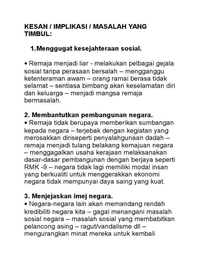 Pmr Bm Karangan Good Good Cara Menulis Karangan Isu Remaja2 Pdf Pdf