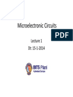 1 Lec1 Microelectronics Sem2 2014