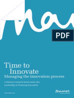 Time to Innovate Managing the Innovation Process