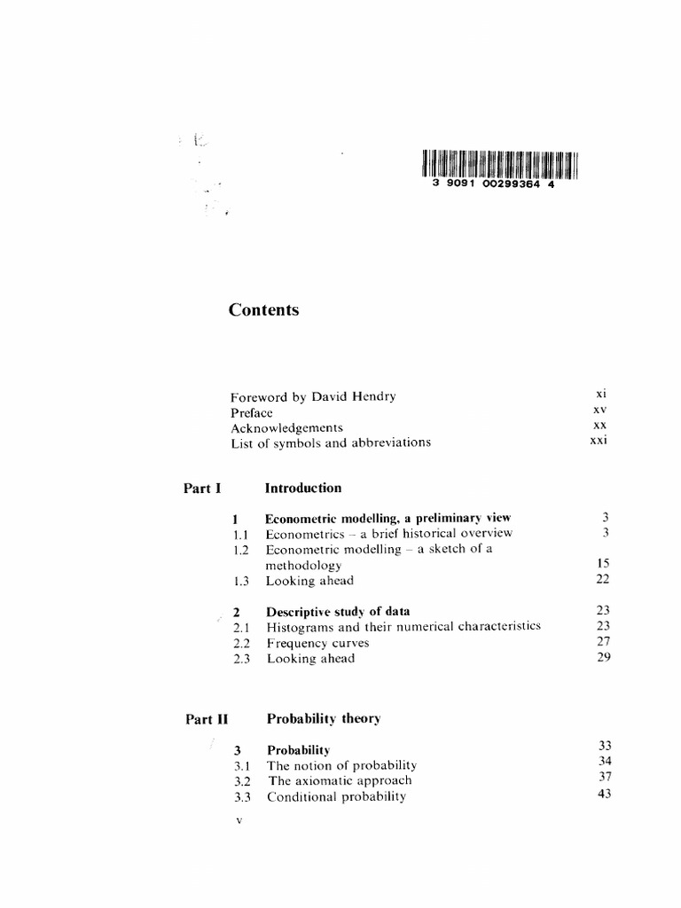 Ｌ_s2_M Spanos) Statistical Foundations of Econometric Modelling