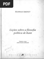 Hannah Arendt Licoes Sobre a Filosofia Politica de Kant 2