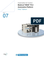 Modicon PLC CPUS Technical Details.