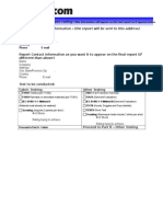 Arc Test Form 2011