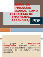 Juegos de Simulacion Como Estrategia