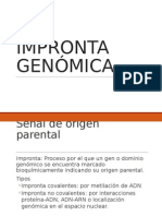 Impronta Genómica 2015