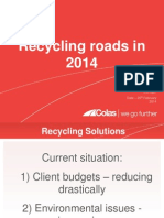 Colas Road Recycling Presentation by Ian Longford