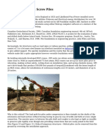 Pile Foundations & Screw Piles