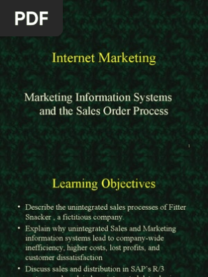 Sales Order Process