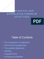 Comparative and Superlative Forms of Adjectives