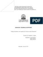 Ensayo Innovación y Desarrollo Sustentable