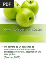 Cómo Construir Un Párrafo