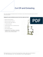 Whitelegg Dem Stator Cut Off and Extracting Machine