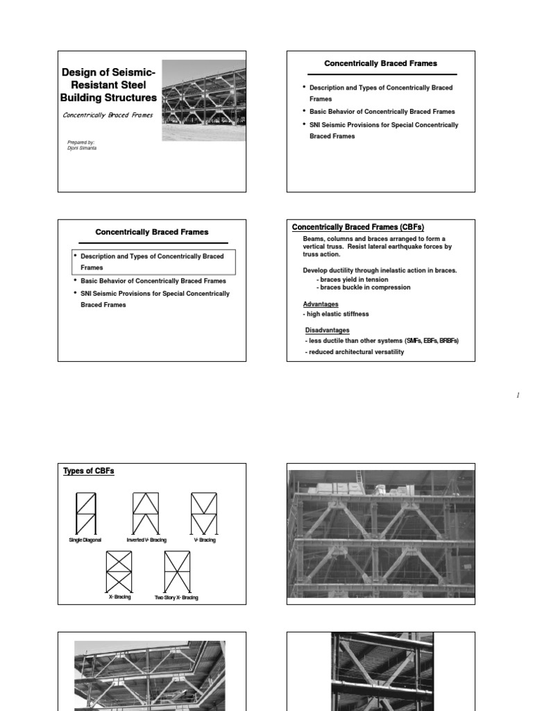 Design of Seismic Resistant Steel Building Structures-Concentrically ...