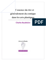 Baudelaire - De l'essence du rire et généralement du comique dans les arts plastiques