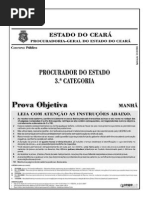 Prova PGE Ceará 2007