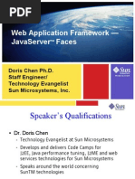 Web Application Framework - Javaserver Faces