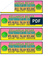 Stiker Keluarga Besar Yaspin