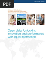 Open Data: Unlocking Innovation and Performance With Liquid Information - McKinsey Global Institute (2013)