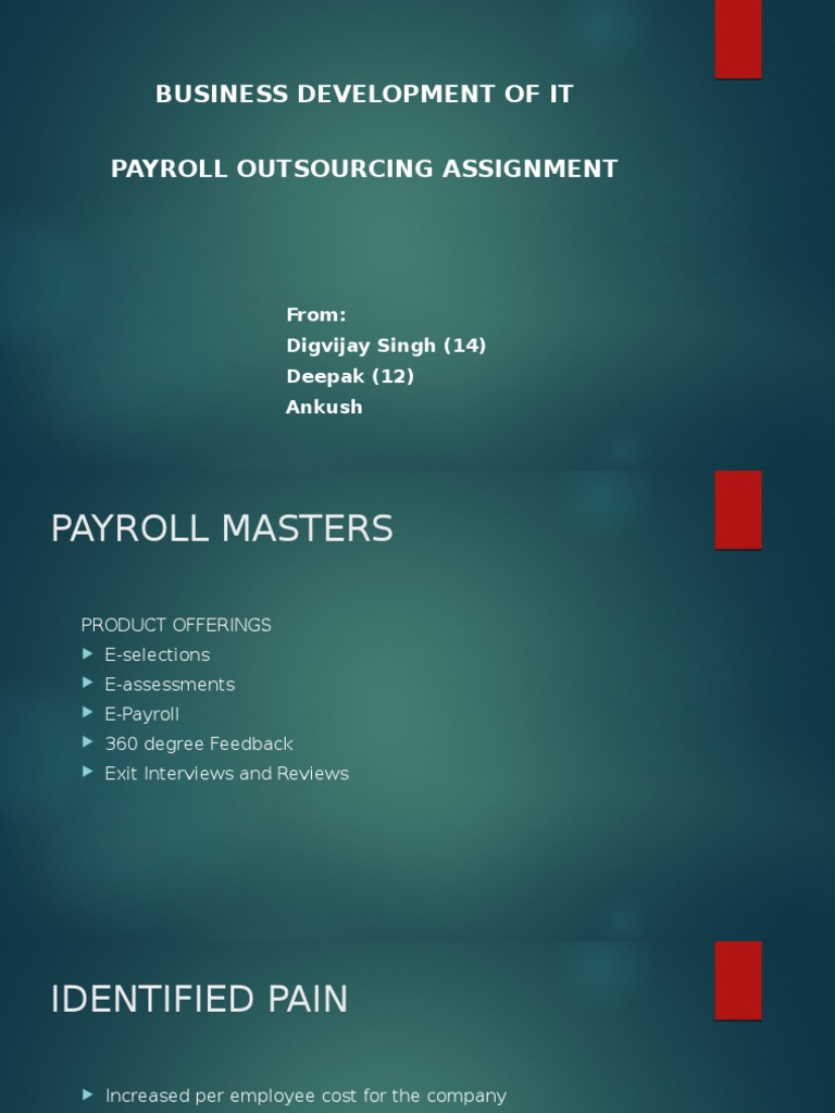 PwC Payroll Outsourcing Solutions | PDF