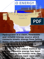 Power point presenatation on Hydrolic Energy