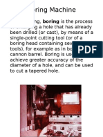 Boring Machine 131903 Manufacturing Process