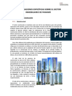 Consideraciones Específicas Sobre El Sector Inmobiliario de Panamá