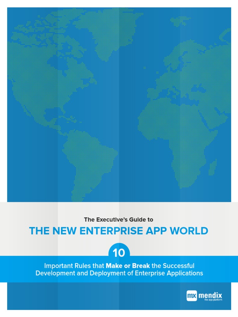 Mendix Dont Get Lost in The App Jungle | PDF | Platform As A Service ...