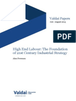 High End Labour: The Foundation of 21st Century Industrial Strategy