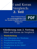 Bibel Und Koran Im Vergleich Teil 2 20030610