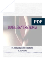 Lumbalgia y Ergonomia