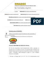 Conadec - Convenção Das Assembléias de Deus Do Estado Do Ceará – Estatuto Da Conadec