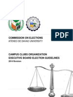 Ateneo de Davao University CCO Election Guidelines