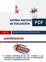 Sistema Institucional de EvaluaciÓn