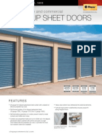 Clopay 150C - 157C - 160C Roll Up Sheet Doors