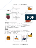 Food Crosswords