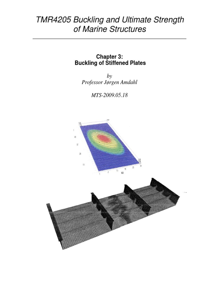 TMR4205 Buckling and Ultimate Strength of Marine Structures | PDF ...