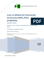 Crear Un Módulo de Presentación de Encuesta (MOD - POLL)