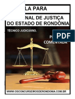 Prova Técnico Judiciário 2012 Comentada - Cespe PDF