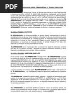 CARTA DE COMPROMISO DE ALQUILER DE EQUIPOS Y MAQUINARIA 