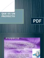 Que Es Un Proyecto