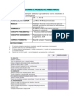 Lista de Cotejo Primer Parcial