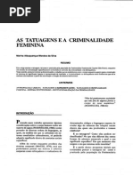 Sobre Tatuagem e Mulheres Detentas