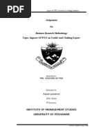 Download Impact of WTO on Textile  Clothing Industries by Asjad Jamshed SN27365306 doc pdf
